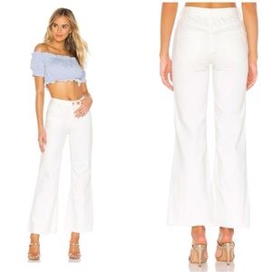 Free People High Rise Straight Flare White Jeans Size: 30 NWT